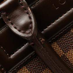 Pre Owned Louis Vuitton Brown Damier Ebene Venice Sac Plat GM