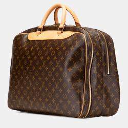 Louis Vuitton Brown Monogram Alize 24 Heures