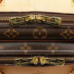 Louis Vuitton Brown Monogram Alize 24 Heures