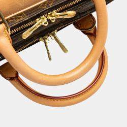 Louis Vuitton Brown Monogram Alize 24 Heures