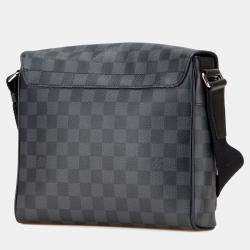 Louis Vuitton Black Damier Graphite District PM