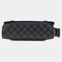 Louis Vuitton Black Damier Graphite District PM