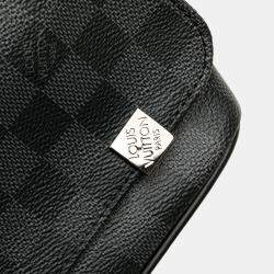 Louis Vuitton Black Damier Graphite District PM