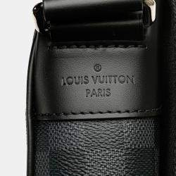 Louis Vuitton Black Damier Graphite District PM