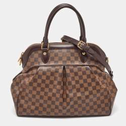 Pre Owned Louis Vuitton Damier Ebene Canvas Trevi GM Bag