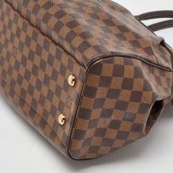 Pre Owned Louis Vuitton Damier Ebene Canvas Trevi GM Bag