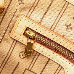 Pre Owned Louis Vuitton Brown Monogram Neverfull PM