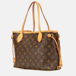 Pre Owned Louis Vuitton Brown Monogram Neverfull PM
