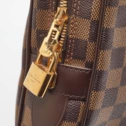 Pre Owned Louis Vuitton Damier Ebene Canvas Porte Documents Voyage GM Bag