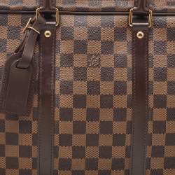 Pre Owned Louis Vuitton Damier Ebene Canvas Porte Documents Voyage GM Bag