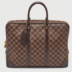 Louis Vuitton Damier Ebene Canvas Porte Documents Voyage GM Bag