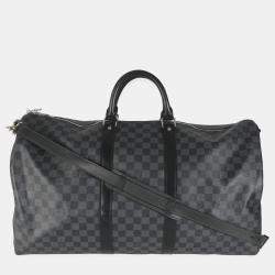 Louis Vuitton Damier Graphite Canvas Keepall Bandouliere 55
