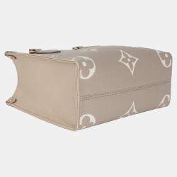 Louis Vuitton Dove Cream Monogram Empreinte Onthego PM