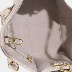 Louis Vuitton Dove Cream Monogram Empreinte Onthego PM
