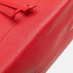 Pre Owned Louis Vuitton Red Taurillon Lockme Backpack