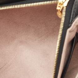 Pre Owned Louis Vuitton Black Monogram Leather Coussin Pochette Bag