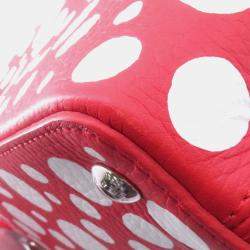 Louis Vuitton Lv Yk Capucines Red Calf Leather Infinity Dot Size Mini