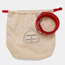 Louis Vuitton Lv Yk Capucines Red Calf Leather Infinity Dot Size Mini