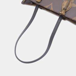 Pre Owned Louis Vuitton Onthego Red Monogram Monogram Reverse Canvas Monogram Giant Size Mm