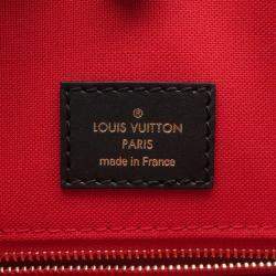 Pre Owned Louis Vuitton Onthego Red Monogram Monogram Reverse Canvas Monogram Giant Size Mm
