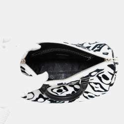 Pre Owned Louis Vuitton Speedy Bandouliere 25 White Noir Urs Fischer Monogram Canvas Boston Bag