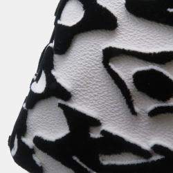 Pre Owned Louis Vuitton Speedy Bandouliere 25 White Noir Urs Fischer Monogram Canvas Boston Bag