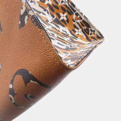 Pre Owned Louis Vuitton Onthego GM Ivoire Monogram Jungle Canvas Tote Bag