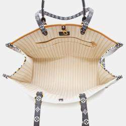 Pre Owned Louis Vuitton Onthego GM Ivoire Monogram Jungle Canvas Tote Bag