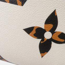 Pre Owned Louis Vuitton Onthego GM Ivoire Monogram Jungle Canvas Tote Bag