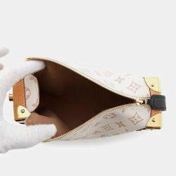 Louis Vuitton Side Trunk Beige Monogram Dune Size Mm