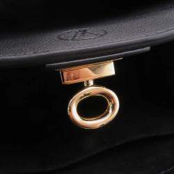 Louis Vuitton On My Side Noir Monogram Calf Leather Size Pm