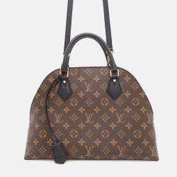 Louis Vuitton Alma Bag Into Bag Noir Monogram