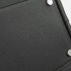 Louis Vuitton Black Cuir Millesime Georges Tote GM