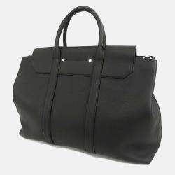 Louis Vuitton Black Cuir Millesime Georges Tote GM