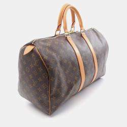 Louis Vuitton Keepall 45 Travelling Hand Bag  Monogram Canvas