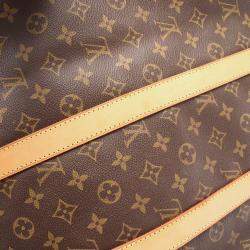 Pre Owned Louis Vuitton Keepall 45 Brown Monogram Canvas Travel Bag