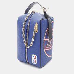 Louis Vuitton X Nba Cloak Dopp Kit Chain Handbag  Monogram Taurillon Blue