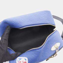 Louis Vuitton X Nba Cloak Dopp Kit Chain Handbag  Monogram Taurillon Blue