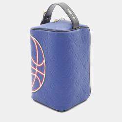 Louis Vuitton X Nba Cloak Dopp Kit Chain Handbag  Monogram Taurillon Blue