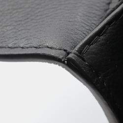 Pre Owned Louis Vuitton Oxford Lockme Noir Leather Shoulder Bag