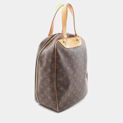 Pre Owned Louis Vuitton Excursion Brown Monogram Canvas Top Handle Bag
