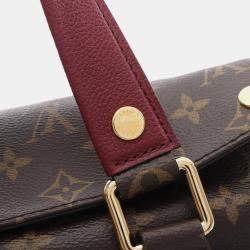 Pre Owned Louis Vuitton Manhattan Bordeaux Monogram Canvas Shoulder Bag