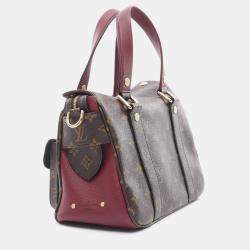 Pre Owned Louis Vuitton Manhattan Bordeaux Monogram Canvas Shoulder Bag