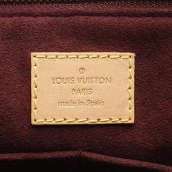 Pre Owned Louis Vuitton Soufflot MM Brown Monogram Canvas Shoulder Bag