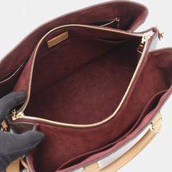 Pre Owned Louis Vuitton Soufflot MM Brown Monogram Canvas Shoulder Bag