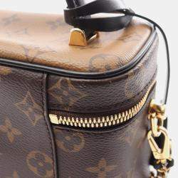 Louis Vuitton Vanity Nv Pm Shoulder Handbag  Monogram Reverse Canvas