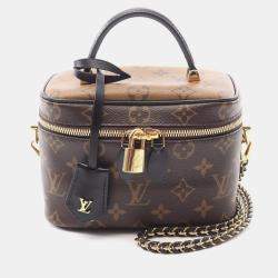 Louis Vuitton Vanity Nv Pm Shoulder Handbag  Monogram Reverse Canvas