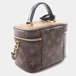 Louis Vuitton Vanity Nv Pm Shoulder Handbag  Monogram Reverse Canvas