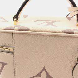 Pre Owned Louis Vuitton Vanity PM Monogram Empreinte Leather Crossbody Bag