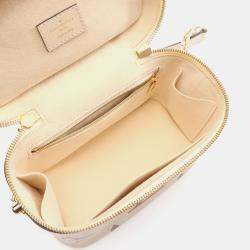 Pre Owned Louis Vuitton Vanity PM Monogram Empreinte Leather Crossbody Bag
